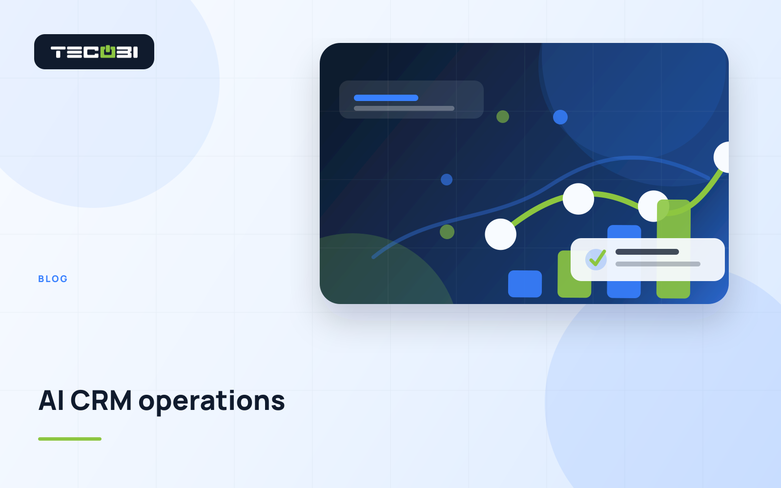TECOBI article artwork for The Role of AI in Automotive Lead Generation: Smarter, Faster, and More Efficient