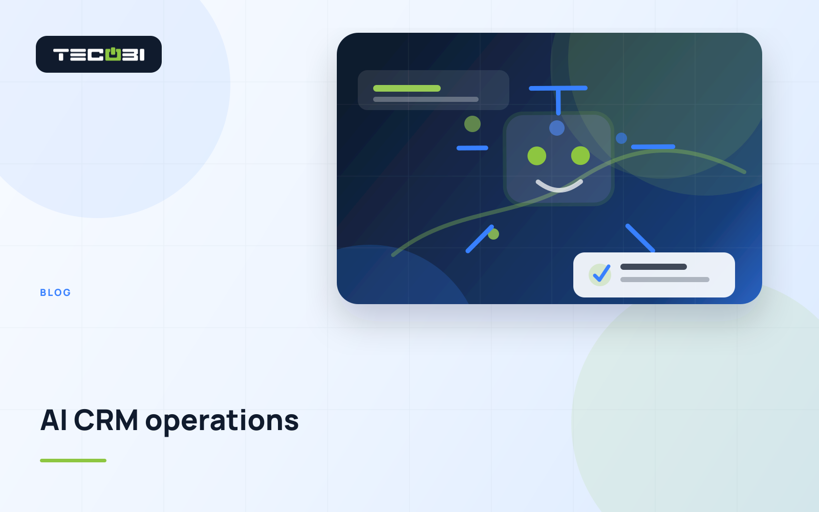 TECOBI article artwork for The Future of Automotive Software: AI, Automation, and Smarter Sales Tools