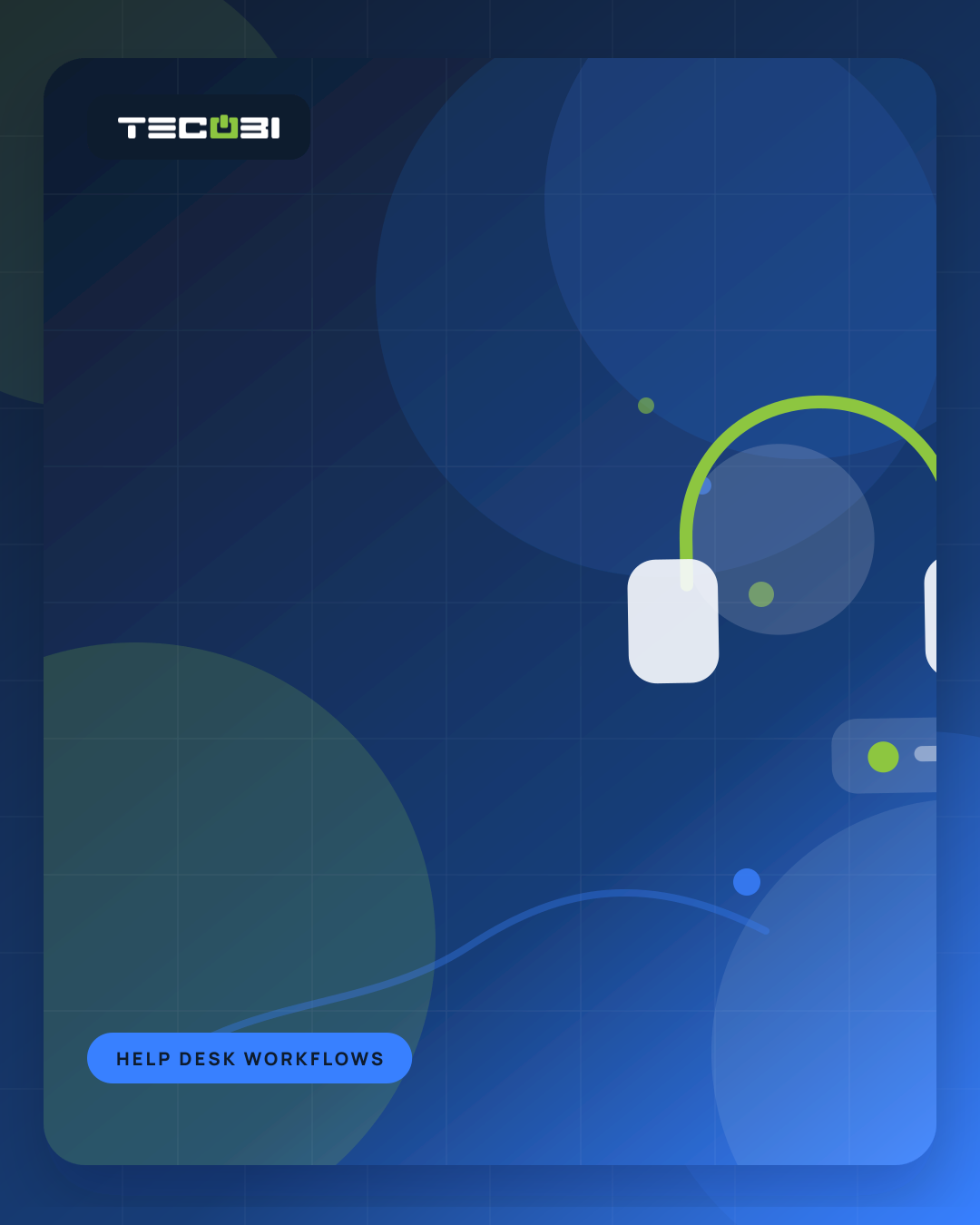 TECOBI article artwork for Future of Help Desks: 2025 and Beyond