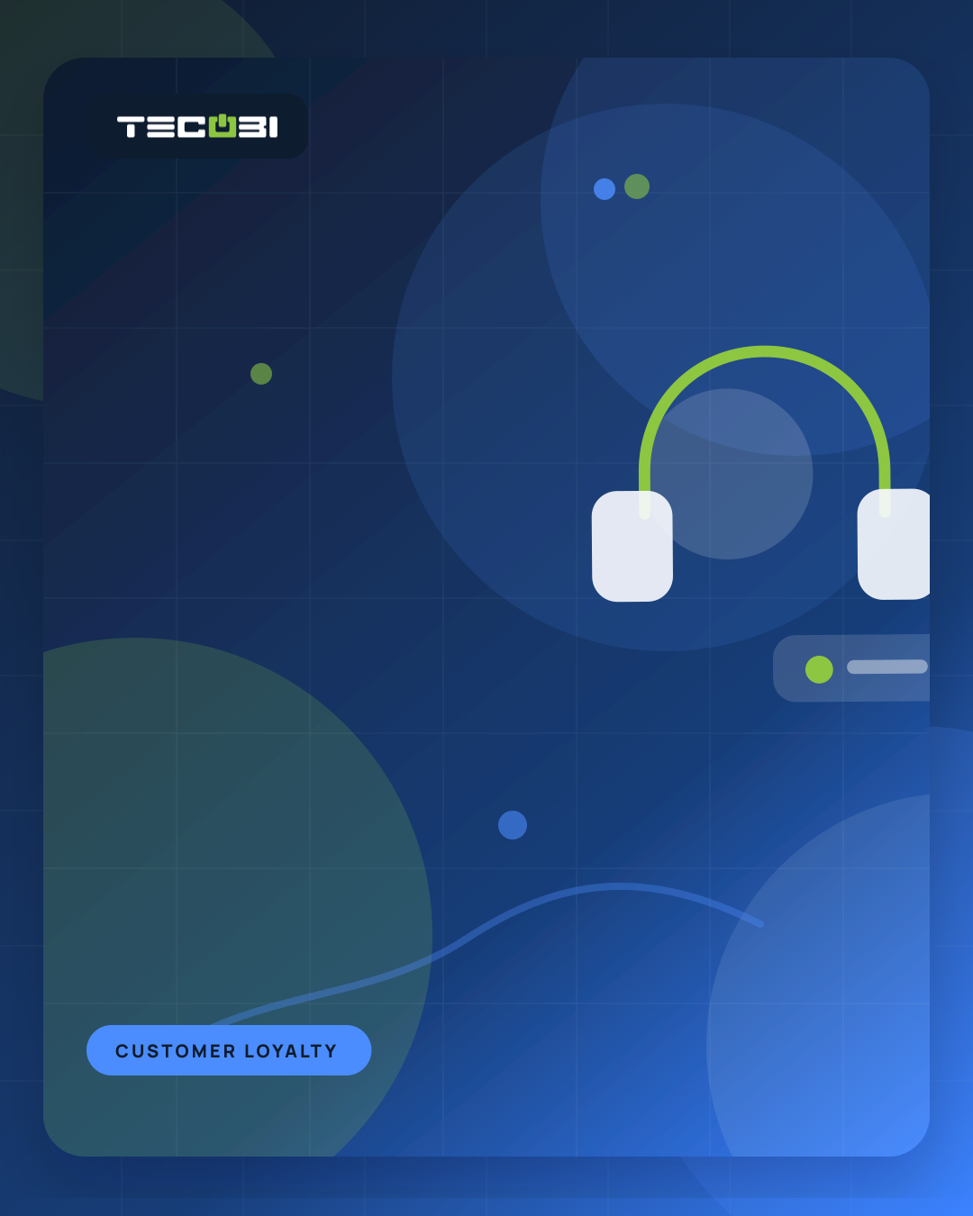 TECOBI article artwork for How to Build Customer Loyalty in a Competitive Market