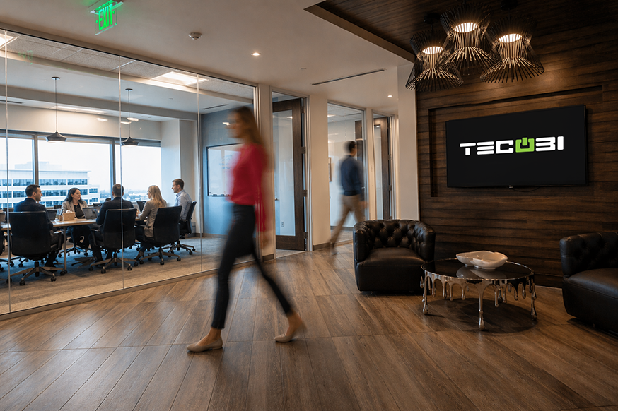 TECOBI office and team workspace